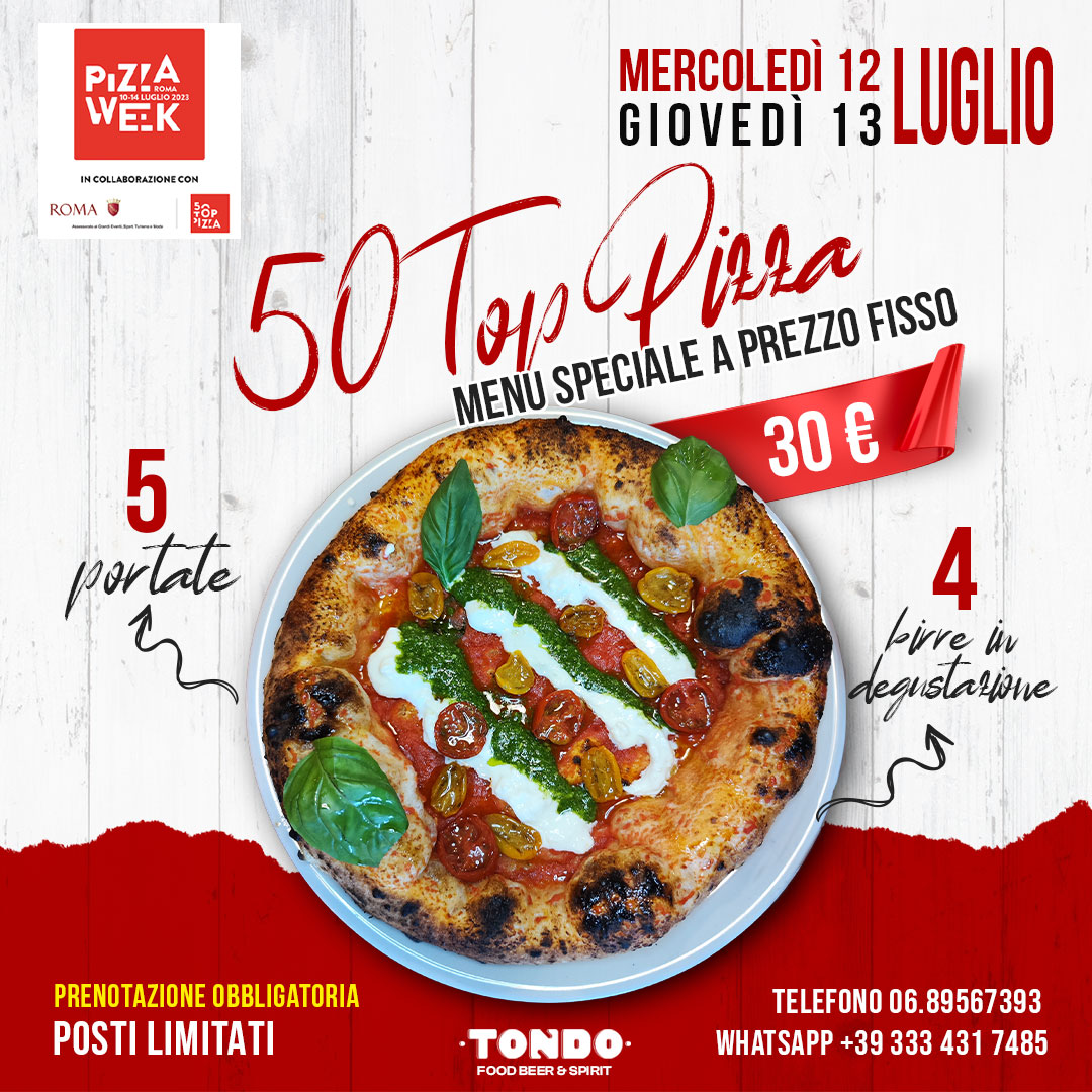 50 top Pizza Roma